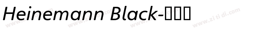 Heinemann Black字体转换 Heinemann Black字体转换